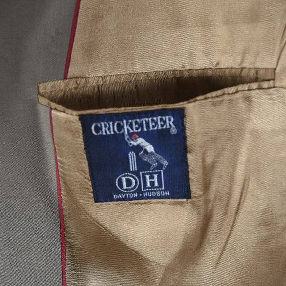 Cricketeer Men's Dayton Hudson Coat Blazer Gray Rayon Blend 43R - Picture 9 of 10